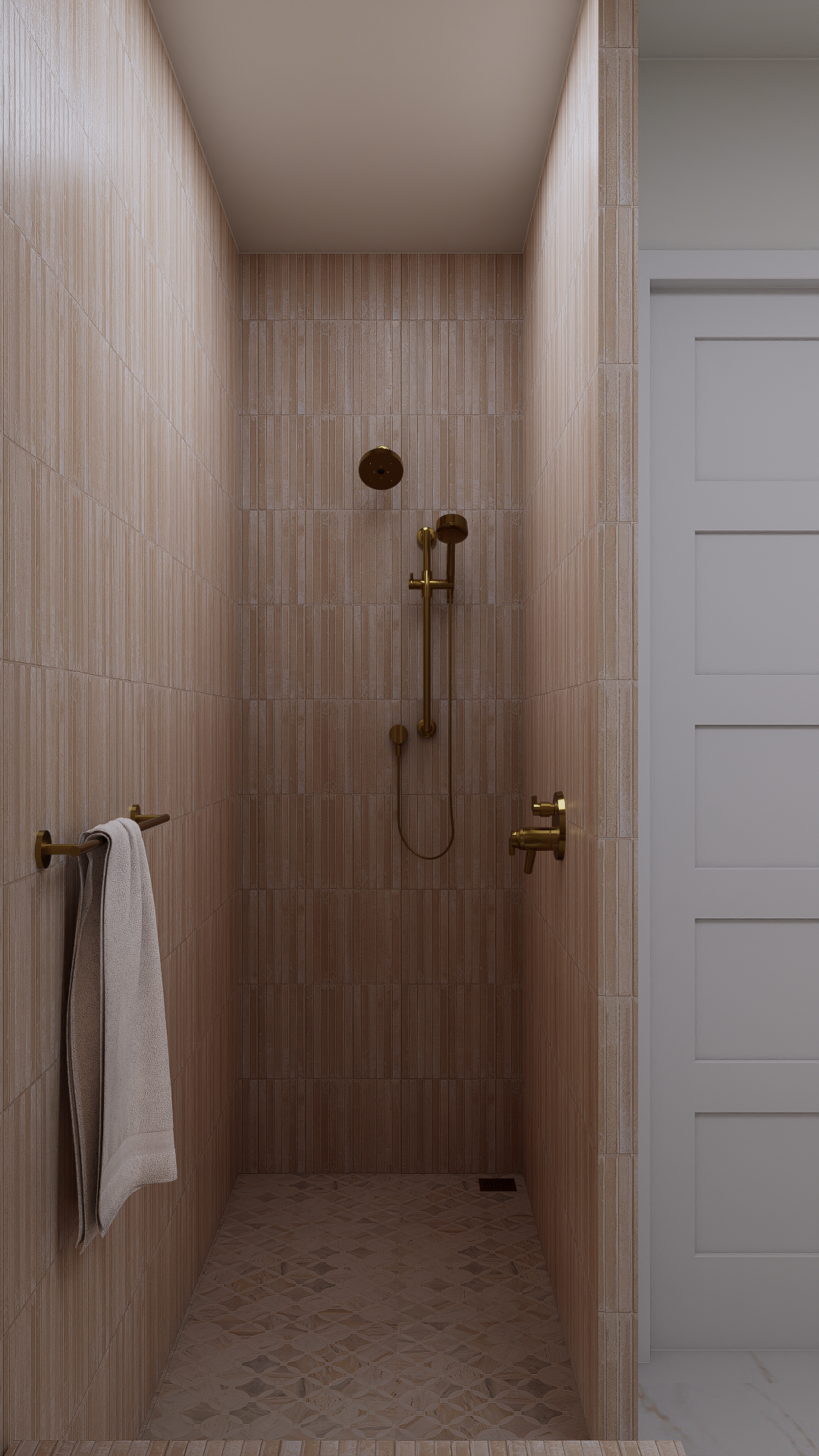 Primary bath shower